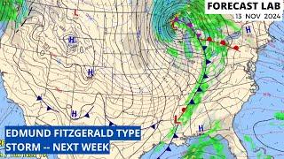 Wed 11/13/24 - US weather | Hurricane Sara? | Winter blast next week