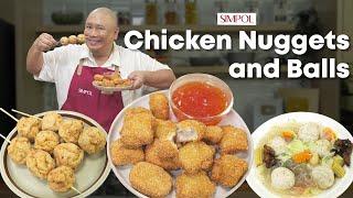 Chicken Nuggets and Balls made from scratch! | Chef Tatung