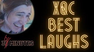 XQC laughing at funny videos for more than 30 minutes HIS BEST LAUGHS EVER