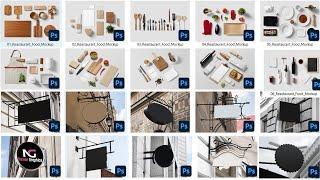 Restourant Mockups pack Download In PSD | Noreen Graphics |