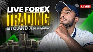 LIVE FOREX TRADING | LIQUIDITY CONCEPTS | EWC FOREX | 4/1 | XAU USD, BTC USD, NASDAQ