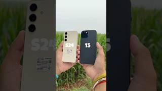 Samsung galaxy s24 vs iPhone 15 camera test 