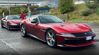 FLAT OUT in the Ferrari 12Cilindri on TRACK!