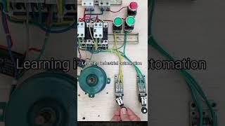 Motor forward Reverse with limit switch. #shortvideos #shorts #tips#knowledge #industrial#electrical