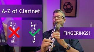 Three rules for better technique! (A-Z of Clarinet: Fingerings)