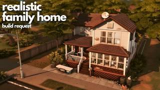 Cozy (Kinda Rundown) Family Home || Sims 4 Speed Build || NO CC