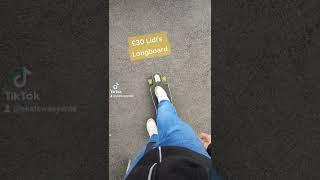 £30 Lidl's longboard vs DIY cruiser - one push #longboard #lidl #skateboard #cruiser #yerdasellsavon