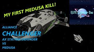 Alliance Challenger - AX Station Defender VS Medusa - Elite Dangerous