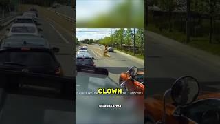 This is What Happens When You Mess With the Wrong Guy  #dashcam #karma