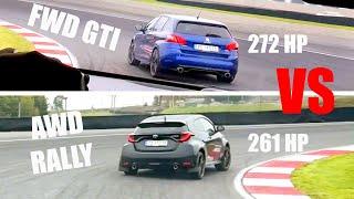 Toyota GR Yaris vs Peugeot 308 GTI at Rudskogen