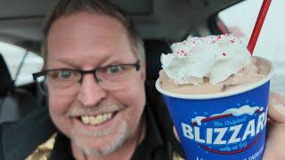 Dairy Queen Peppermint Hot Cocoa Blizzard Review !!