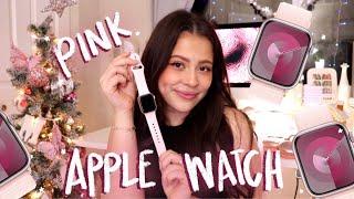 Pink Apple Watch Series 9 Unboxing! *not professional* ⌚️