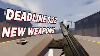 Roblox Deadline | Update 0.22 - All Weapons