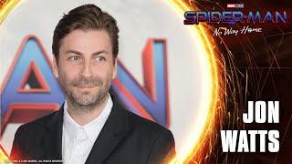 Director Jon Watts is Surrounded By Heroes | Spider-Man: No Way Home Red Carpet