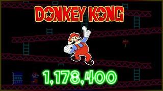 Donkey Kong [Arcade] - 1,178,400 points & Killscreen