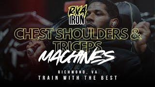 RVA Iron Gym Machines - Chest, Shoulders & Triceps