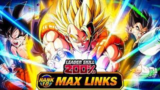 *NEW* BEST UNIT IN DOKKAN HISTORY ALREADY! LEVEL 10 LINKS 100% EZA LR TEQ SSJ GOGETA! Dokkan Battle