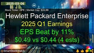 Hewlett Packard Enterprise (HPE|$24.8B) - 2025 Q1 Earnings Analysis