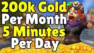 200k Extra Per Month 5 Mins Per Day In WoW War Within - Gold Making, Gold Farming