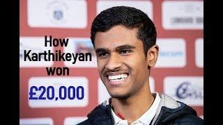 How Karthikeyan Murali won £20,000 (~Rs.18,65,000) at the Gibraltar Masters 2019