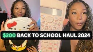 MY $200 SENIOR YEAR BACK TO SCHOOL HAUL!! | Adeanna Noel