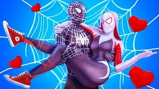 Spider-man and Spider Woman vs Spot! Spider Man vs Vampire in Jail!