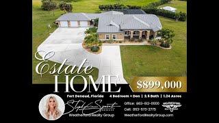 Fort Denaud, Florida Estate Home for Sale | Labelle Florida Real Estate | Florida Land