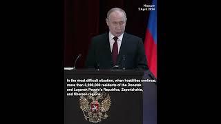 Putin says 3 million+ received Russian passport in Donetsk, Lugansk, Zaporizhzhia and Kherson