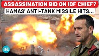 Hamas’ Al Qassam Fires Anti-Tank Missile At Gaza House With IDF Chief Halevi… This Happens Next