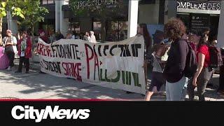 Pro-Palestinian rally in Montreal