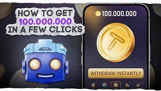 How to Claim 100,000,000 Coins in TapSwap and Transfer to TON Wallet!