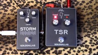 Which one? Solo Dallas THE Schaffer Replica compared to STORM pedal with SG & Marshall JMP