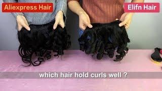 Aliexpress Hair VS Elfin Hair Violence Test