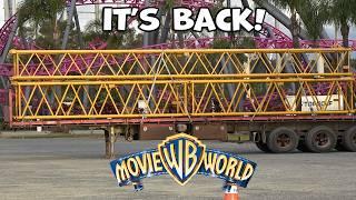 Joker Coaster Returns & New AWESOME Wizard of Oz Land Theming  | Movie World Update