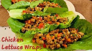 Chicken Lettuce Wraps recipe. Ready in 15 minutes!