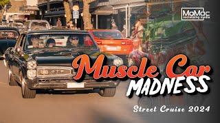 Muscle Car Madness Street Cruise 2024 (Rangiora, New Zealand)