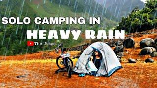 camping in heavy rain || all india travel || the utazo || bhaskar bhandari || @NomadShubham