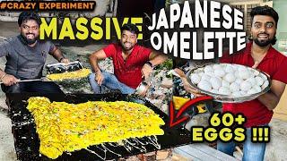 MASSIVE Japanese Omelette for Dinner !! 60+ Eggs Knockout | DAN JR VLOGS