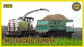 Maïs 2025 | Claas Jaguar 940 on tracks-IHI rupsdumpers-Scania-Wet field-overlaadcontainer-Damsteegt
