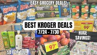 BEST KROGER DEALS | SAVE MONEY ON GROCERIES & HOUSEHOLD ESSENTIALS | EASY COUPON DEALS | 7/24 - 7/30