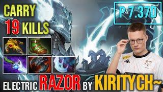 Kiritych~ Razor carry 19 Kills #gameplay4k #patch737d #fullgame #dota2