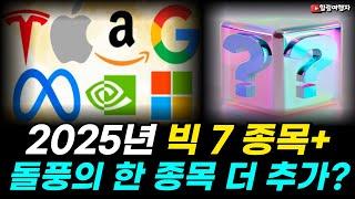 2025년 매그니피센트 7에서 돌풍에 한 종목이 더? 새로 등장한 종목은? 미국 주식! 주가상승률 + 이 까지 더해져서 엄청난 수익률이?!