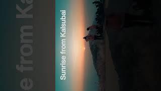 Sunrise from Kalsubai #kalsubaitrek #trending #trendingshorts #viral #sahyadri #kalsubaipeak