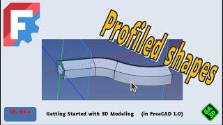  FREECAD TUTORIAL: Explore 3D Swept Profiles Creation