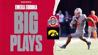 Emeka Egbuka SCORES 3 TD's against Iowa | Highlights