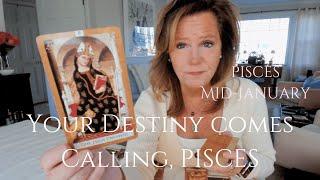 PISCES : Shakeup DESTINY Comes Calling | Mid January 2025 Zodiac Tarot Reading