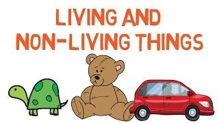 Living and Nonliving things for kids - difference between them - Simply e-learn kids