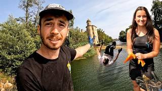 Unexpected discoveries for their first magnet fishing!