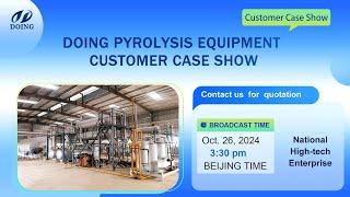 Pyrolysis machine customer site introduction | Real videos display for pyrolysis technology