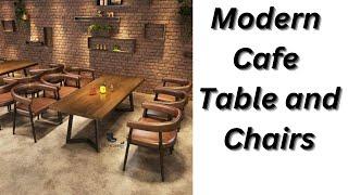 Modern Cafe Table and Chairs